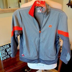 Performance Lightweight Zip Jacket Gray New
